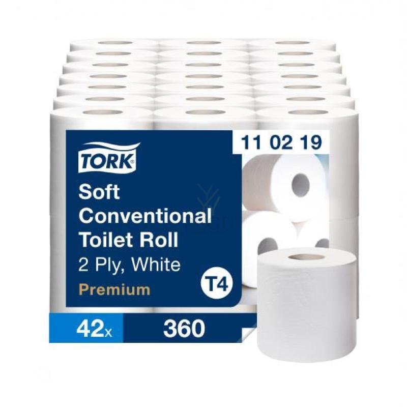 Tork Soft Conventional Premium T4 2x tava rulltualettpaber, 42×50,4m