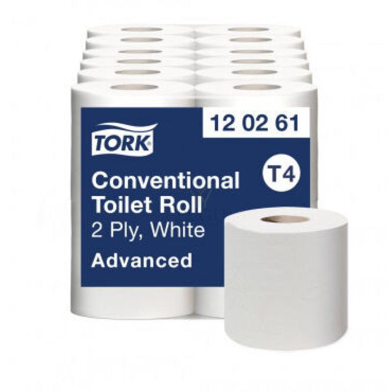 Tork Conventional Advanced T4 2x tava rulltualettpaber, 24×61,6m