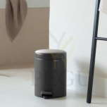 Newicon Brabantia prügikast 5l, pedaaliga vaikselt sulguv Mineral Infinite Grey